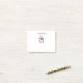 フラミンゴは羽を引っ張る ポストイット (デスク上)