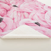 フラミンゴは至る所にいる シェルパブランケット (3/4)