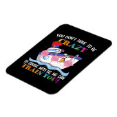 フラミンゴをクルーズす熱狂するる必要はない マグネット (左側)