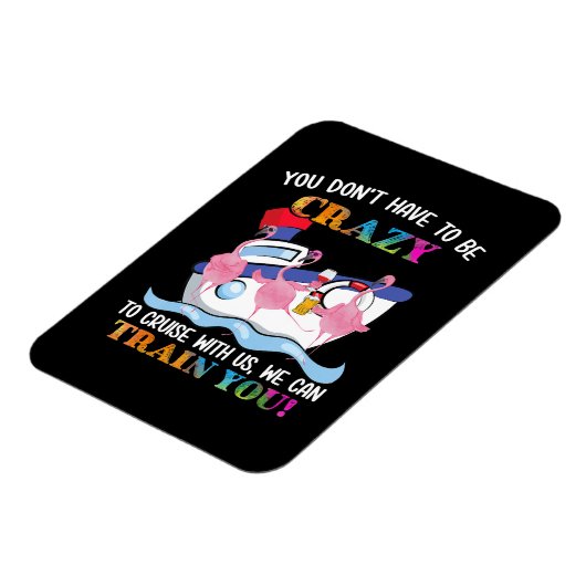 フラミンゴをクルーズす熱狂するる必要はない マグネット (左側)