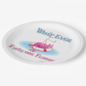 フラミンゴを浮かべるものは ペーパープレート (アングル)