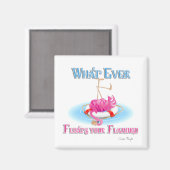 フラミンゴを浮かべるものは マグネット (正面/裏面)