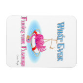 フラミンゴを浮かべるものは マグネット (横)