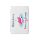 フラミンゴを浮かべ間抜けるものは バスマット (正面縦)