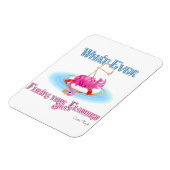 フラミンゴを浮かべ間抜けるものは マグネット (左側)