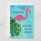 フラミンゴを踏み上げたおめでとう (正面)