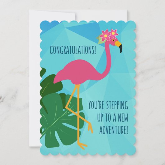 フラミンゴを踏み上げたおめでとう (正面)