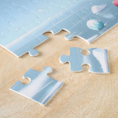 フラミンゴアイススケートで滑るパズル ジグソーパズル (側面)