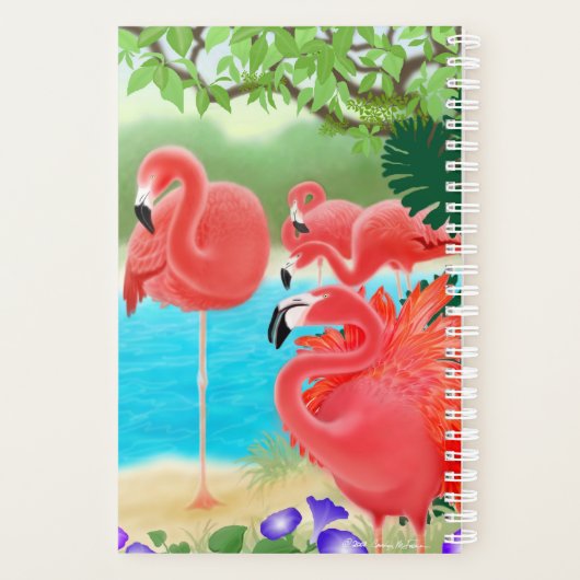 フラミンゴアイランドウィークリー月刊プランナー プランナー手帳 (裏面)