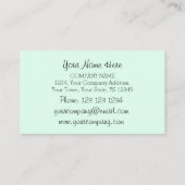 フラミンゴアクアダイヤモンド名刺 名刺 (裏面)