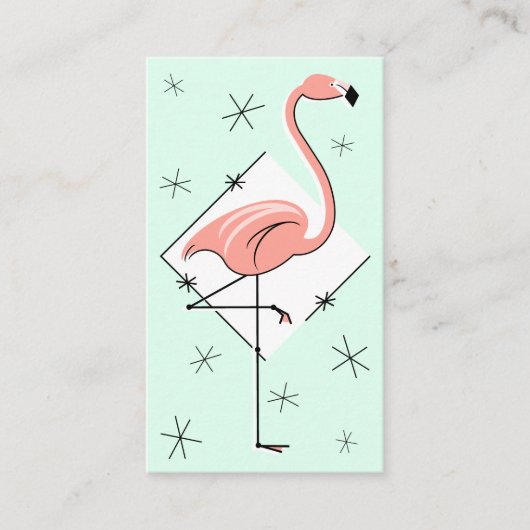 フラミンゴアクアダイヤモンド名刺 名刺 (正面)