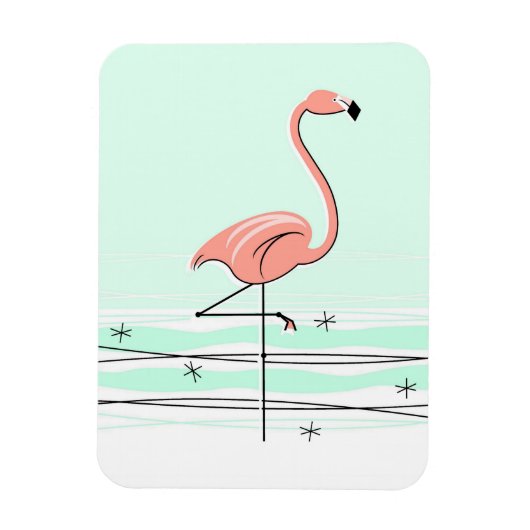 フラミンゴアクアマグネットフレキシブル マグネット (縦)