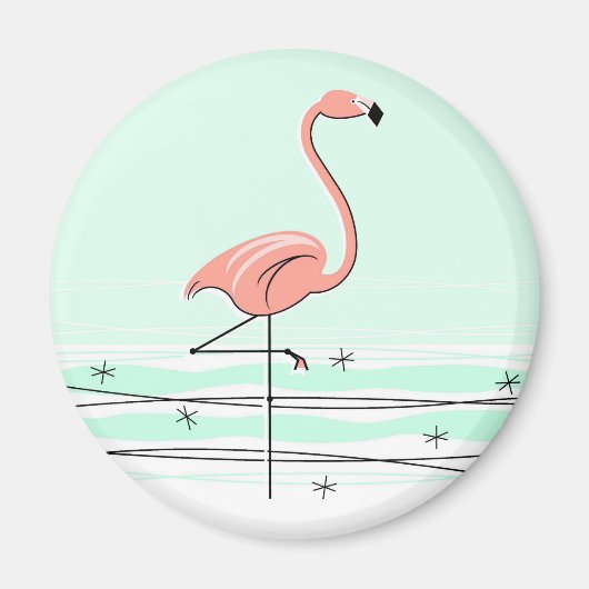 フラミンゴアクアマグネット マグネット (正面)