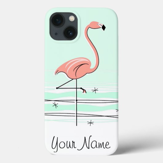 フラミンゴアクア「名前」iPad Mini Case-Mate iPhoneケース (裏面)