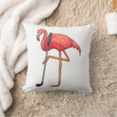 フラミンゴアットゴルフクラブ付きゴルフ クッション (ブランケット)