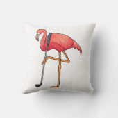 フラミンゴアットゴルフクラブ付きゴルフ クッション (裏面)