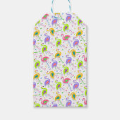 フラミンゴアンドパームツリーすべての行事ラベル ギフトタグ (正面)