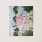 フラミンゴインザマーシュパズル ジグソーパズル (縦)