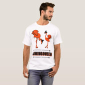 フラミンゴウィン - ハロウィン Tシャツ (正面フル)