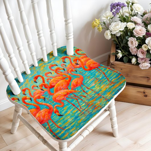 フラミンゴウォールアートポスターまたはデコページ紙 ポスター