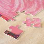 フラミンゴオンパレード ジグソーパズル (側面)