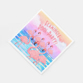 フラミンゴオンパレード スタンダードランチョンナプキン (角)