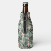 フラミンゴオーキッドトロピカルパターンセージID868 ボトルクーラー (ボトル裏面)