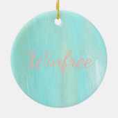 フラミンゴオーナメント セラミックオーナメント (裏面)