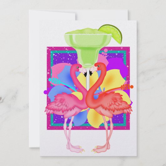 フラミンゴカクテル – SRF 招待状 (正面)