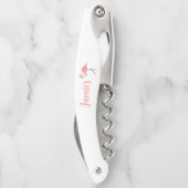 フラミンゴカスタマイズと名前 ソムリエナイフ (裏面)