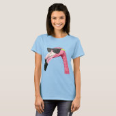 フラミンゴカッコいい Tシャツ (正面フル)