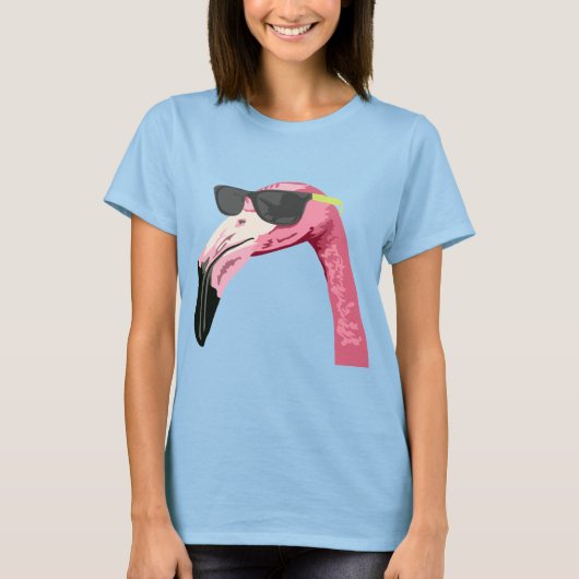 フラミンゴカッコいい Tシャツ (正面)