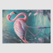 フラミンゴカラフルエフエメラデクページ 薄葉紙 (正面)