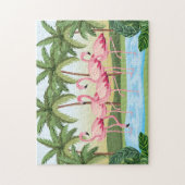 フラミンゴカラフルス ジグソーパズル (縦)
