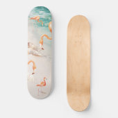 フラミンゴカリブのドリーム#2 #wall #decor #art スケートボード (正面)