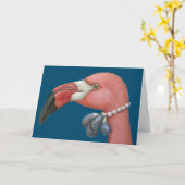 フラミンゴカードのラヴィニア カード (黄色い花)