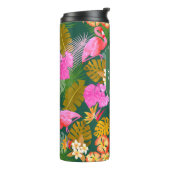 フラミンゴガーデンダークグリーン タンブラー (回転左)