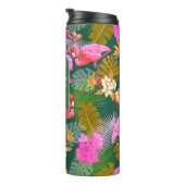 フラミンゴガーデンダークグリーン タンブラー (回転右)