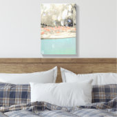 フラミンゴキャンバスアート キャンバスプリント (インサイチュ (寝室))