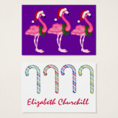 フラミンゴギフトエンクロージャカード/ラベル (正面&裏面)