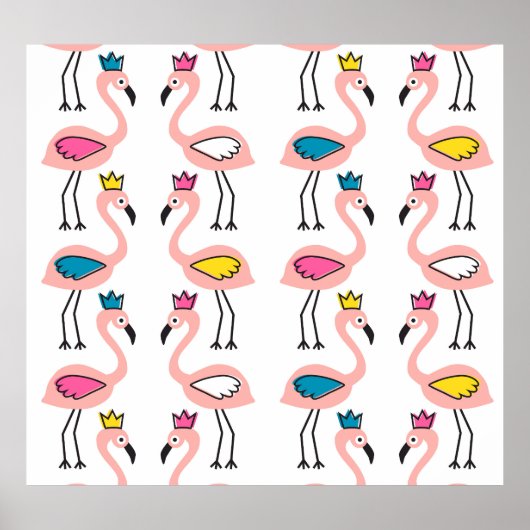 フラミンゴクラウン:ヴィンテージキッズ ポスター (正面)