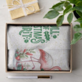 フラミンゴクリスマスをテーマにした 薄葉紙 (ギフト)