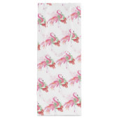 フラミンゴクリスマスワイン抱き枕 ワインギフトバッグ (裏面)