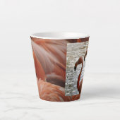 フラミンゴクローズアップラテマグ カフェラテマグ (正面)