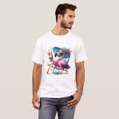 フラミンゴクールの夏 Tシャツ (正面フル)