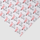 フラミンゴグッドバイブピンクブラックカワイイティッシュペーパー 薄葉紙 (詳細)