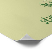 フラミンゴゴルファーのポスター ポスター (角)