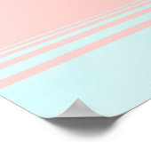 フラミンゴサボテン気球 ポスター (角)