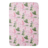 フラミンゴサマーコレクションワンデザイン8 バスマット (正面縦)