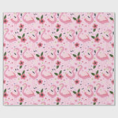 フラミンゴサマーコレクションワンデザイン9 ラッピングペーパー (フラット)